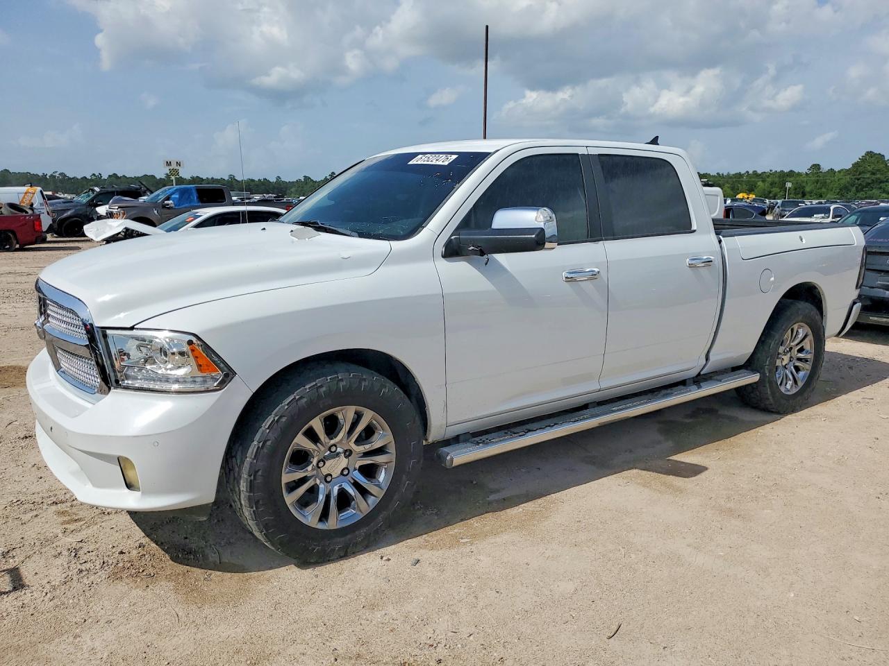 2014 Ram 1500 Longhorn Белый vin: 1C6RR7WT3ES187809