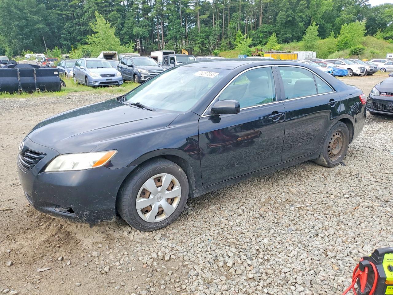 2008 Toyota Camry Le Black vin: 4T1BE46K48U201507