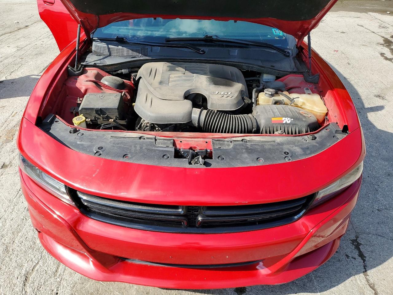 2015 Dodge Charger Sxt Red vin: 2C3CDXJG1FH801700