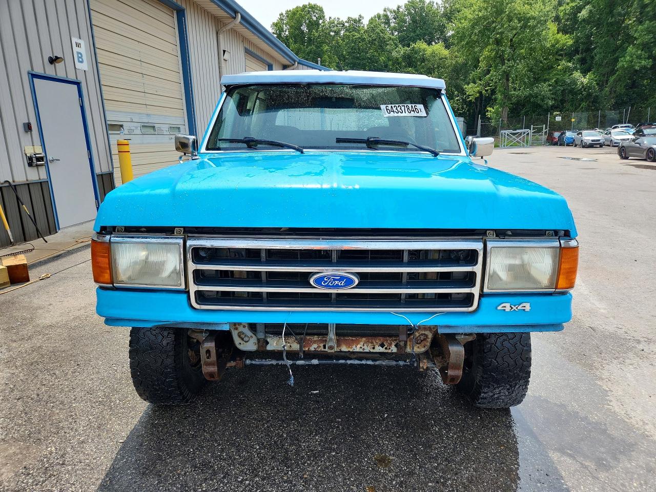 1990 Ford Bronco U100 Blue vin: 1FMEU15N7LLA15209