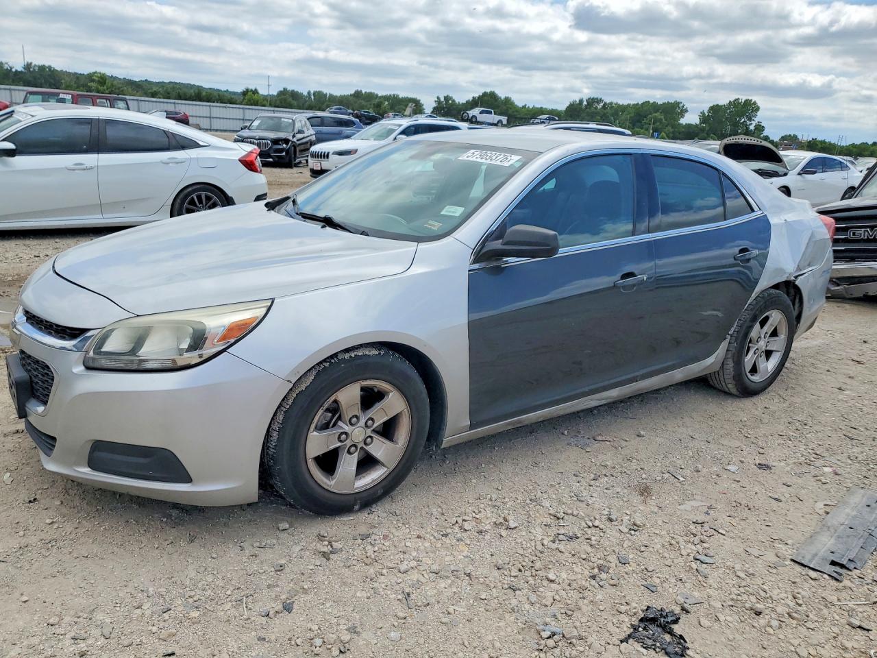 2015 Chevrolet Malibu Ls Silver vin: 1G11B5SL5FF195062