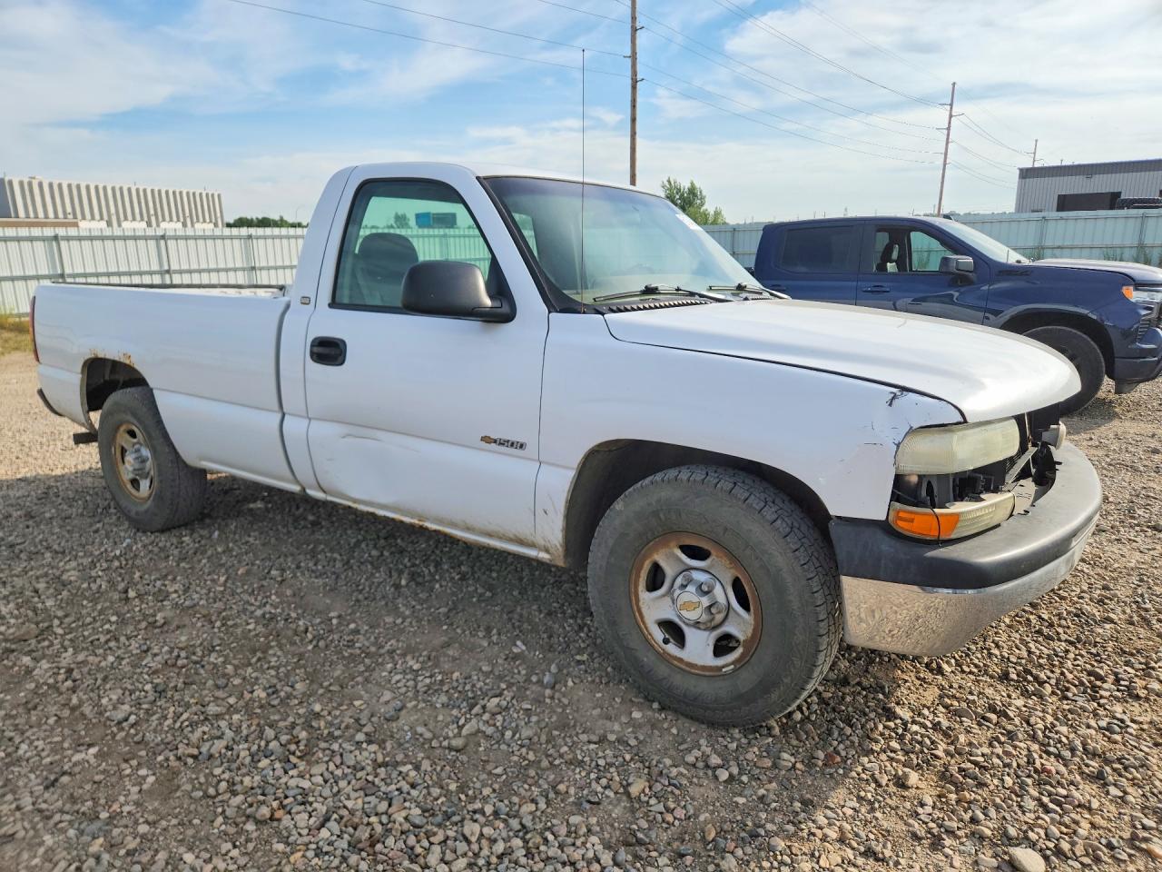 1999 Chevrolet Silverado C1500 White vin: 1GCEC14W0XE144517