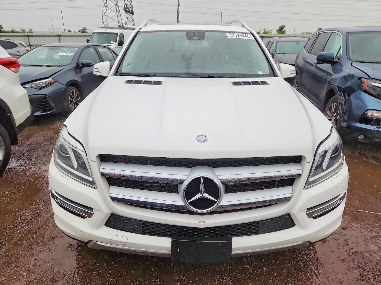 2014 Mercedes-benz Gl 450 4matic White vin: 4JGDF7CE7EA340288