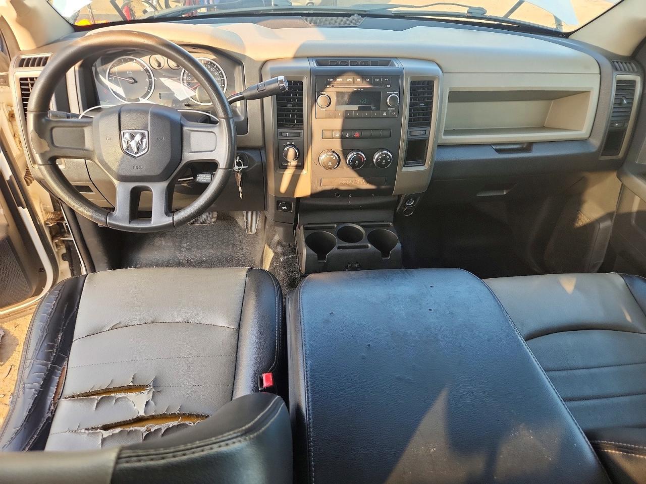 2011 Dodge Ram 1500 White vin: 1D7RV1GP6BS686236