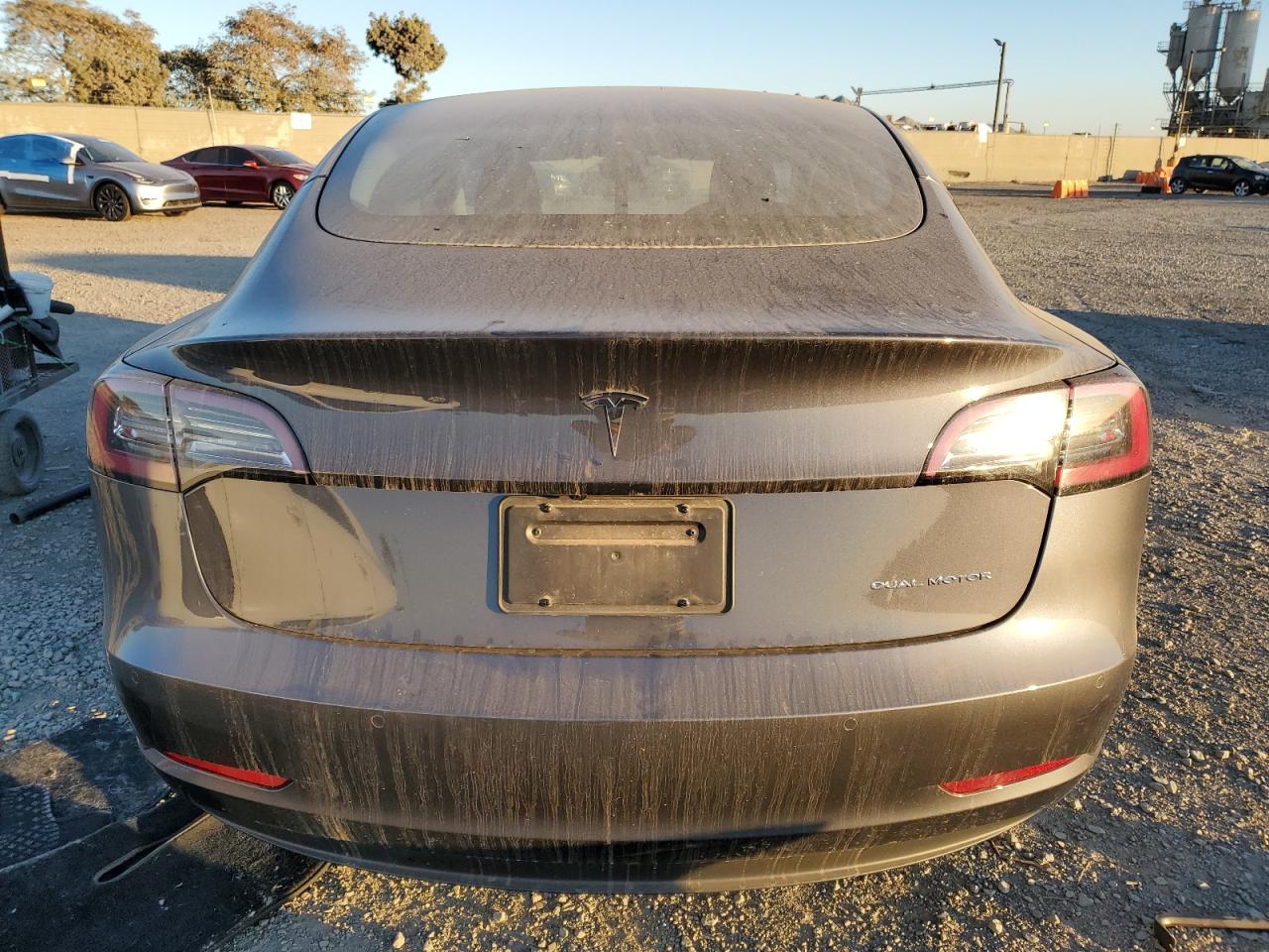 2021 Tesla Model 3 Серый vin: 5YJ3E1EBXMF072619