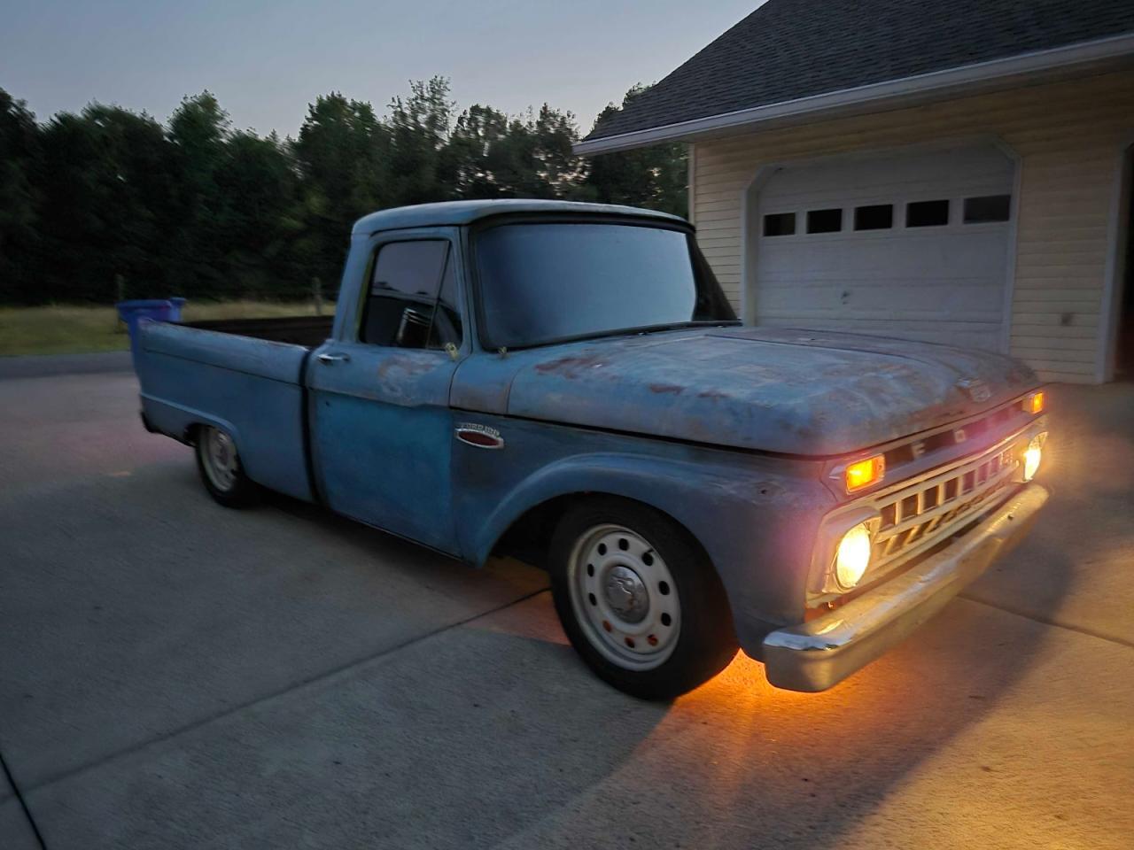 1965 Ford F100 Синий vin: F10DK709012