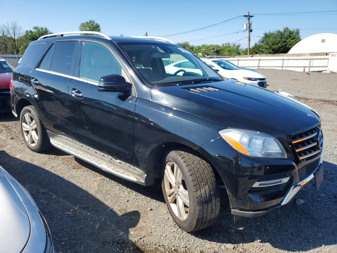 2014 Mercedes-benz Ml 350 4matic Black vin: 4JGDA5HB6EA274804