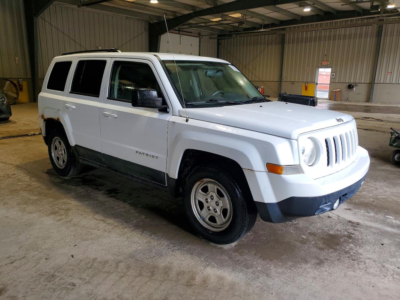 2011 Jeep Patriot Sport White vin: 1J4NT1GA4BD285647