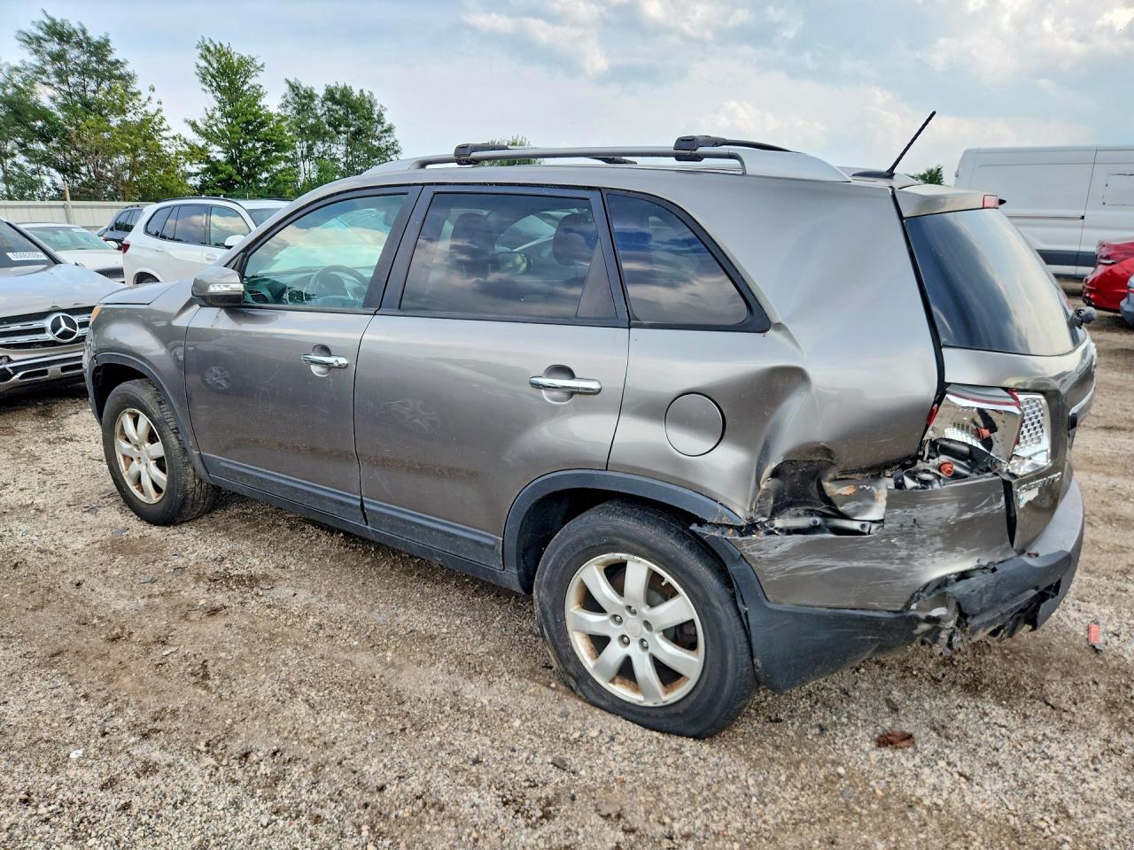2011 Kia Sorento Lx Brown vin: 5XYKT3A12BG185867