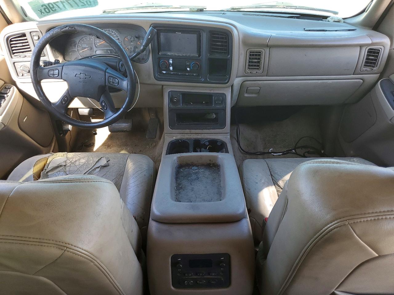2003 Chevrolet Tahoe K1500 White vin: 1GNEK13Z03R135938