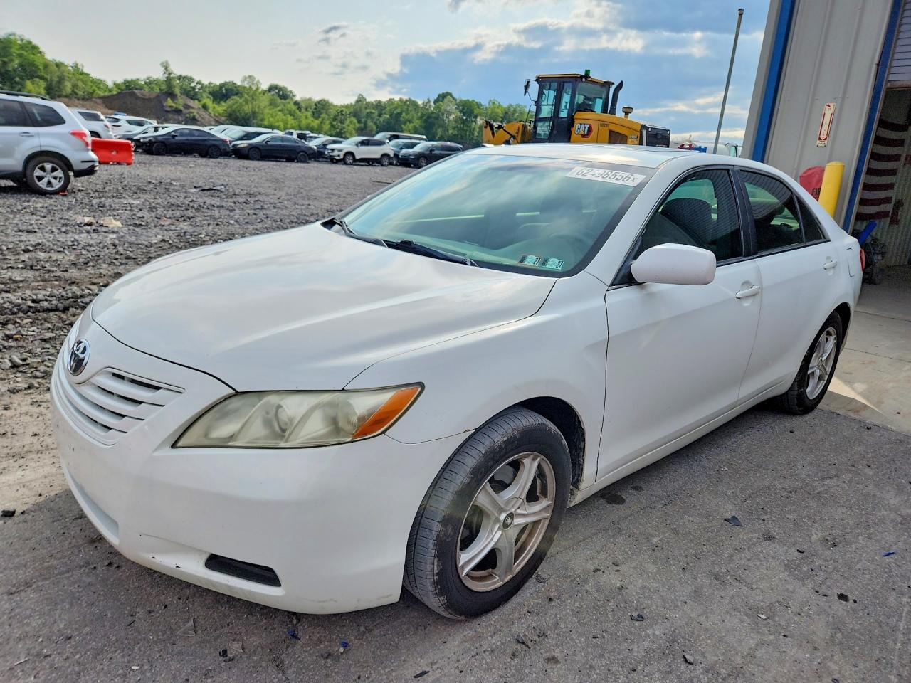 2007 Toyota Camry Le White vin: 4T1BE46K37U727027