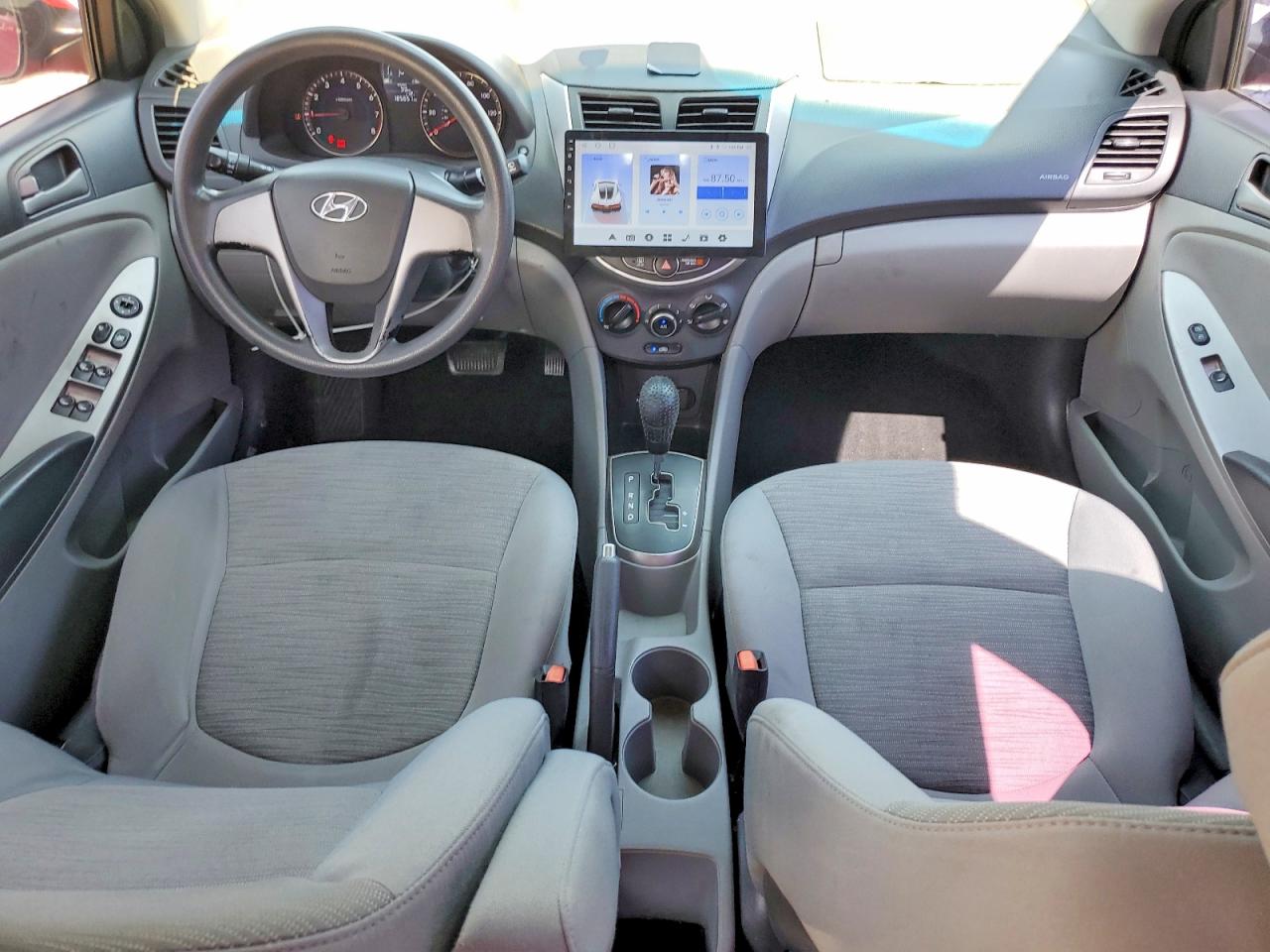 2015 Hyundai Accent Gls Red vin: KMHCT4AE6FU817752