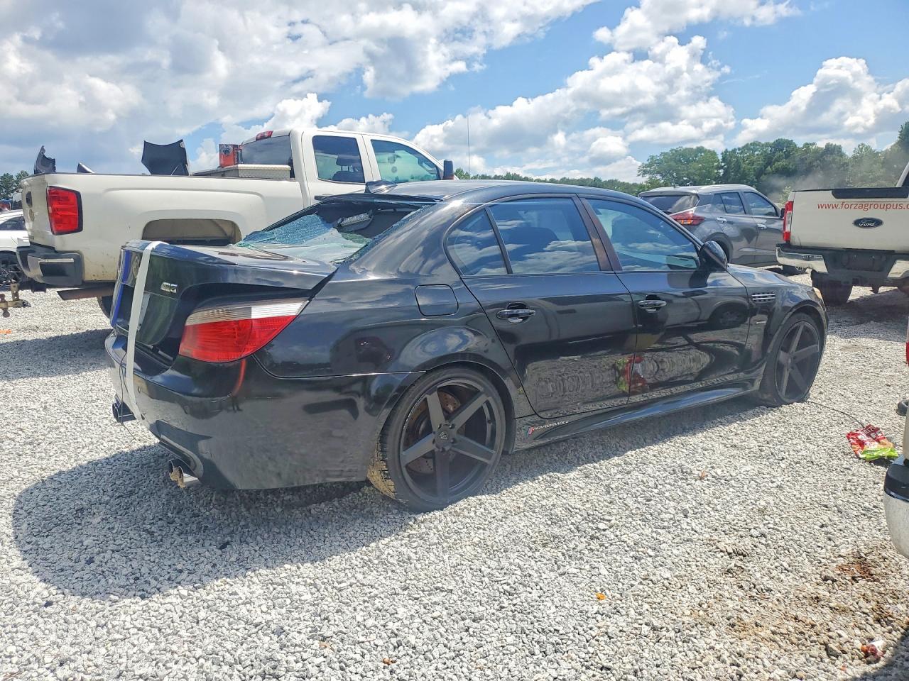 2007 Bmw M5 Black vin: WBSNB93517CX07881