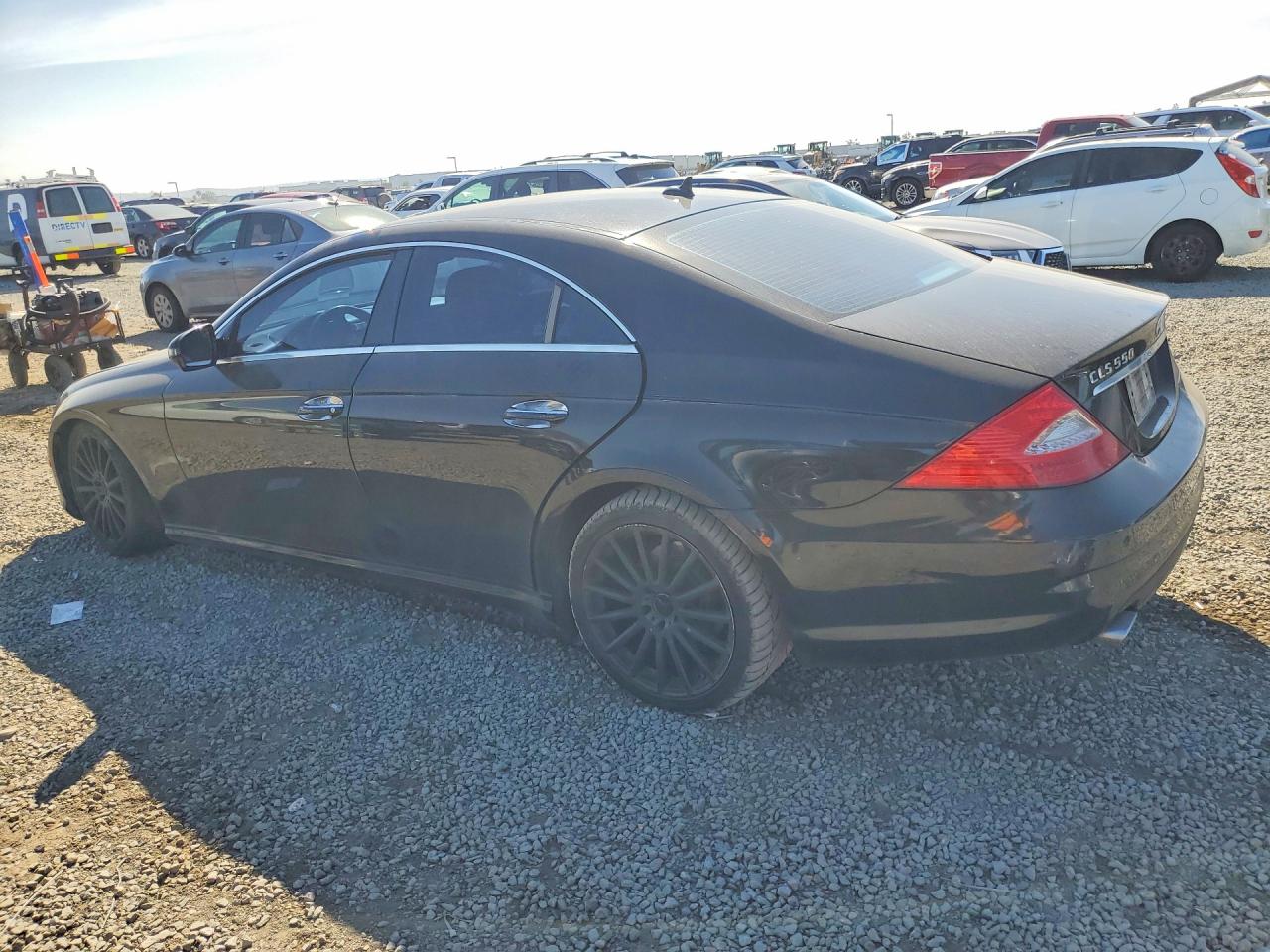 2009 Mercedes-benz Cls 550 Black vin: WDDDJ72X19A146213