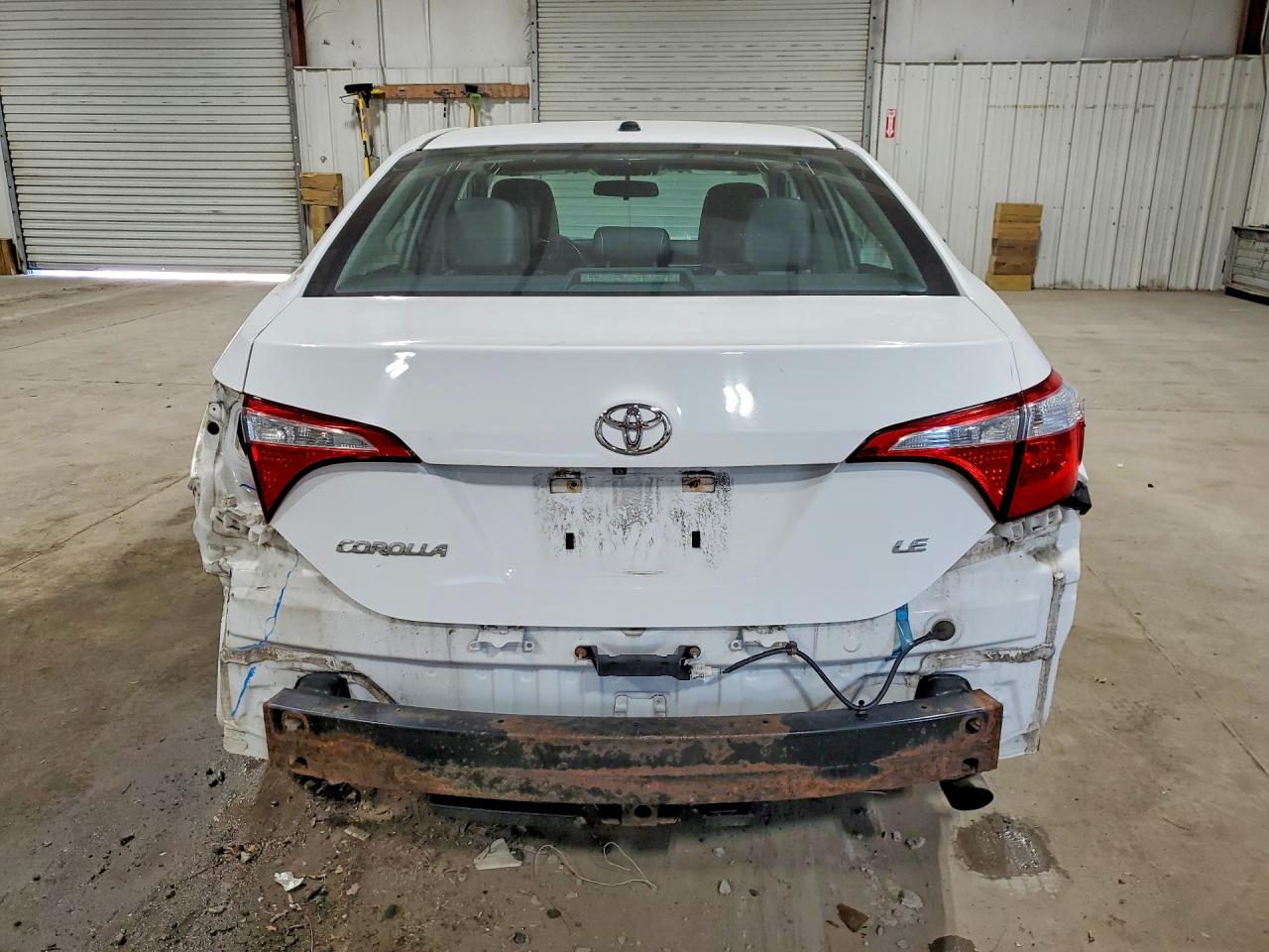2014 Toyota Corolla Le Premium White vin: 5YFBURHE3EP133379