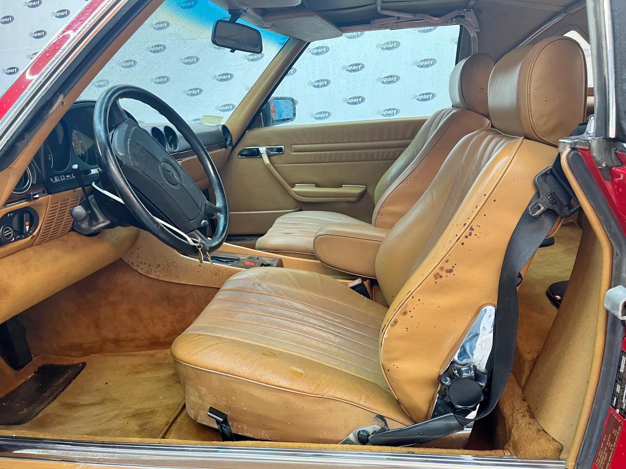 1987 Mercedes-benz 560 Sl Красный vin: WDBBA48D7HA059622