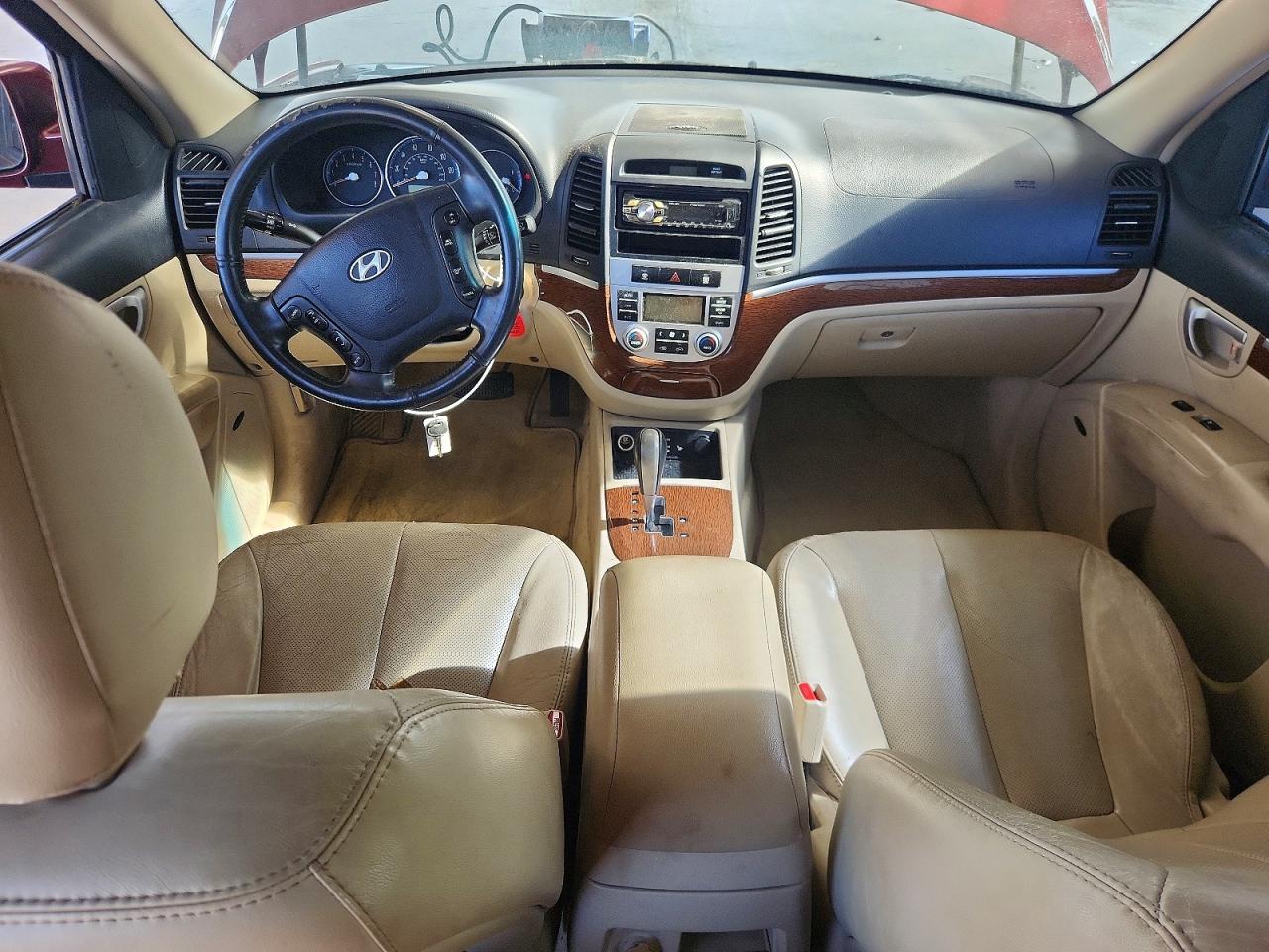 2009 Hyundai Santa Fe Limited Темно-бордовый vin: 5NMSH73E99H274361