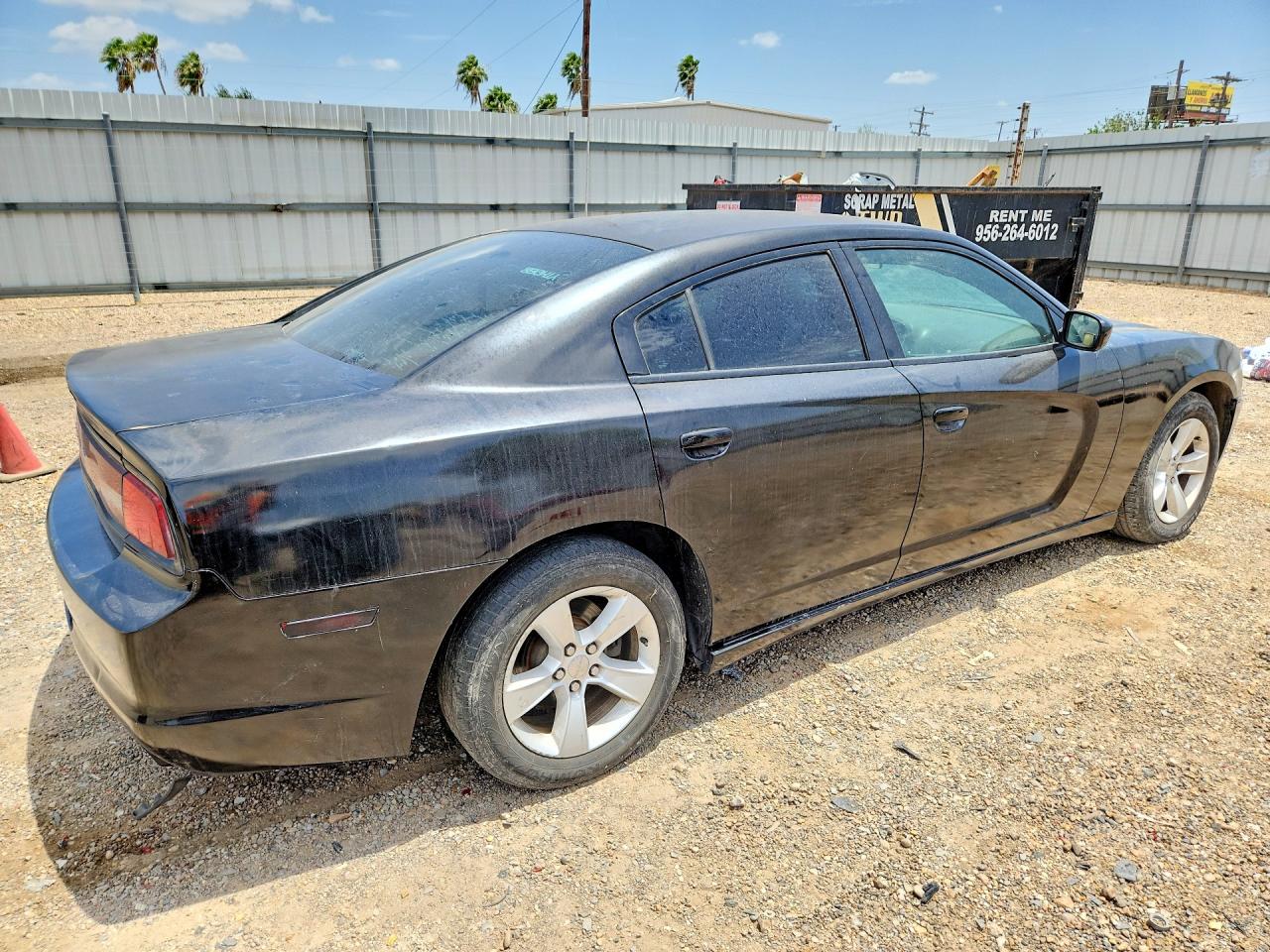 2012 Dodge Charger Se Black vin: 2C3CDXBG8CH296118