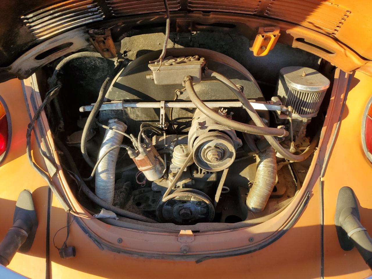 1974 Volkswagen Beetle Orange vin: 1342101235