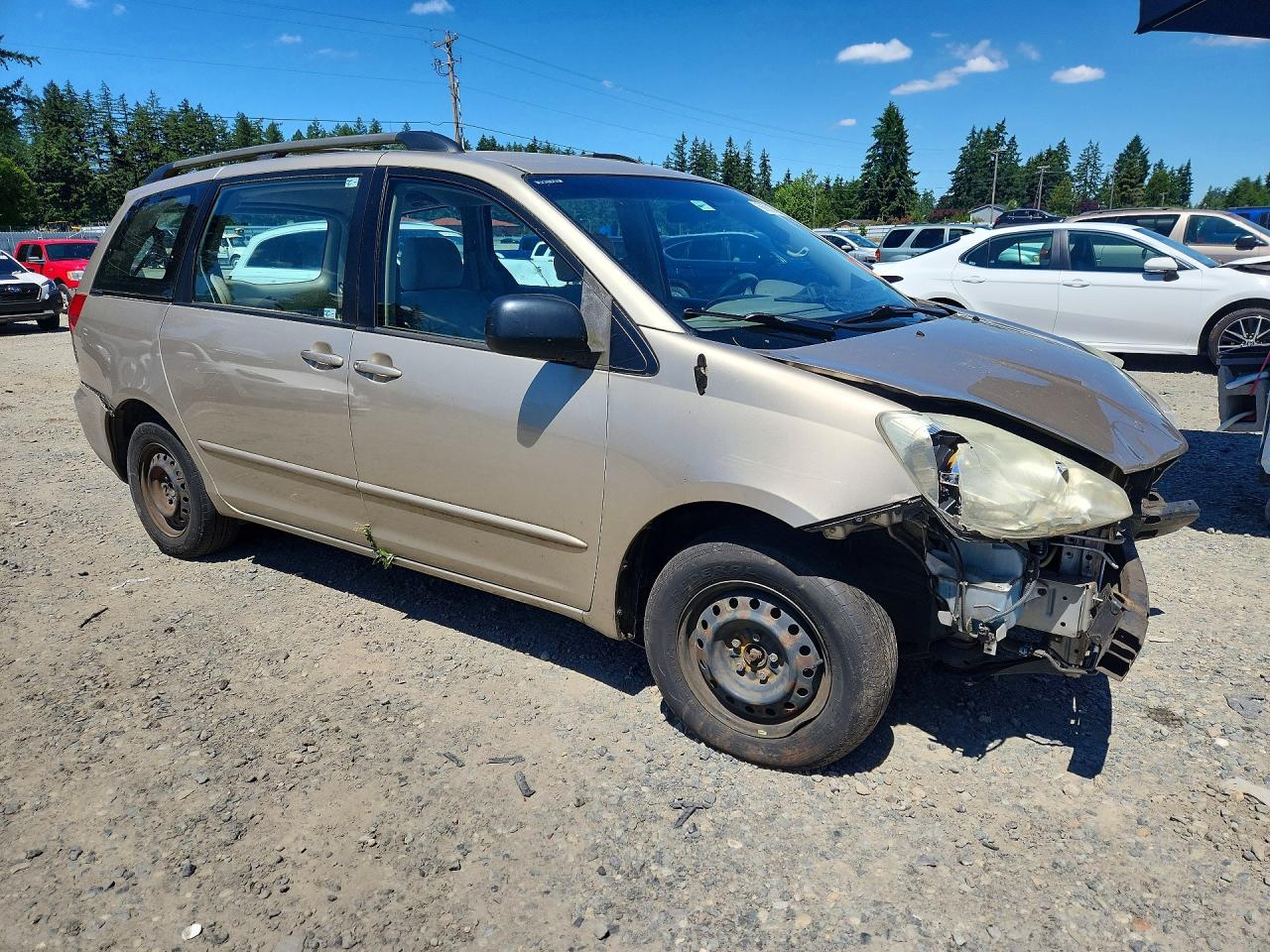 2005 Toyota Sienna Ce 8 Passenger Tan vin: 5TDZA23C85S325182