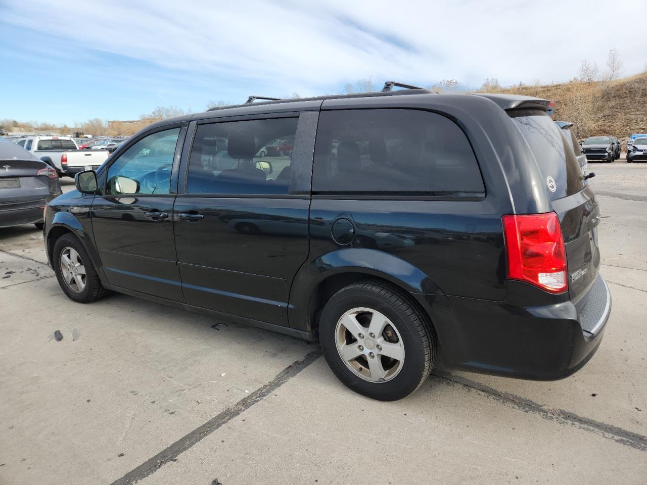 2013 Dodge Grand Caravan Sxt Black vin: 2C4RDGCG8DR544304