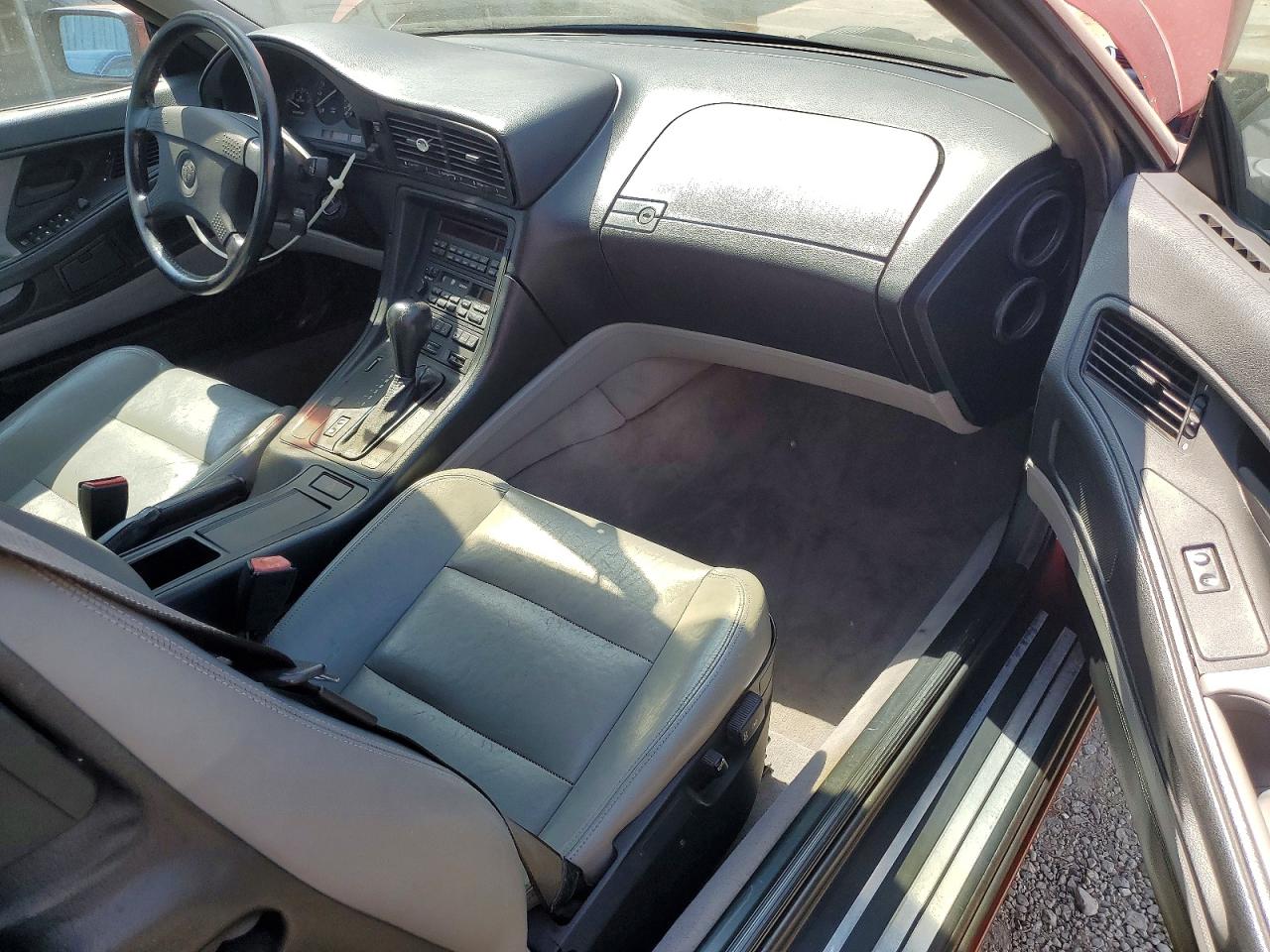 1991 Bmw 850 I Automatic Burgundy vin: WBAEG2310MCB72020