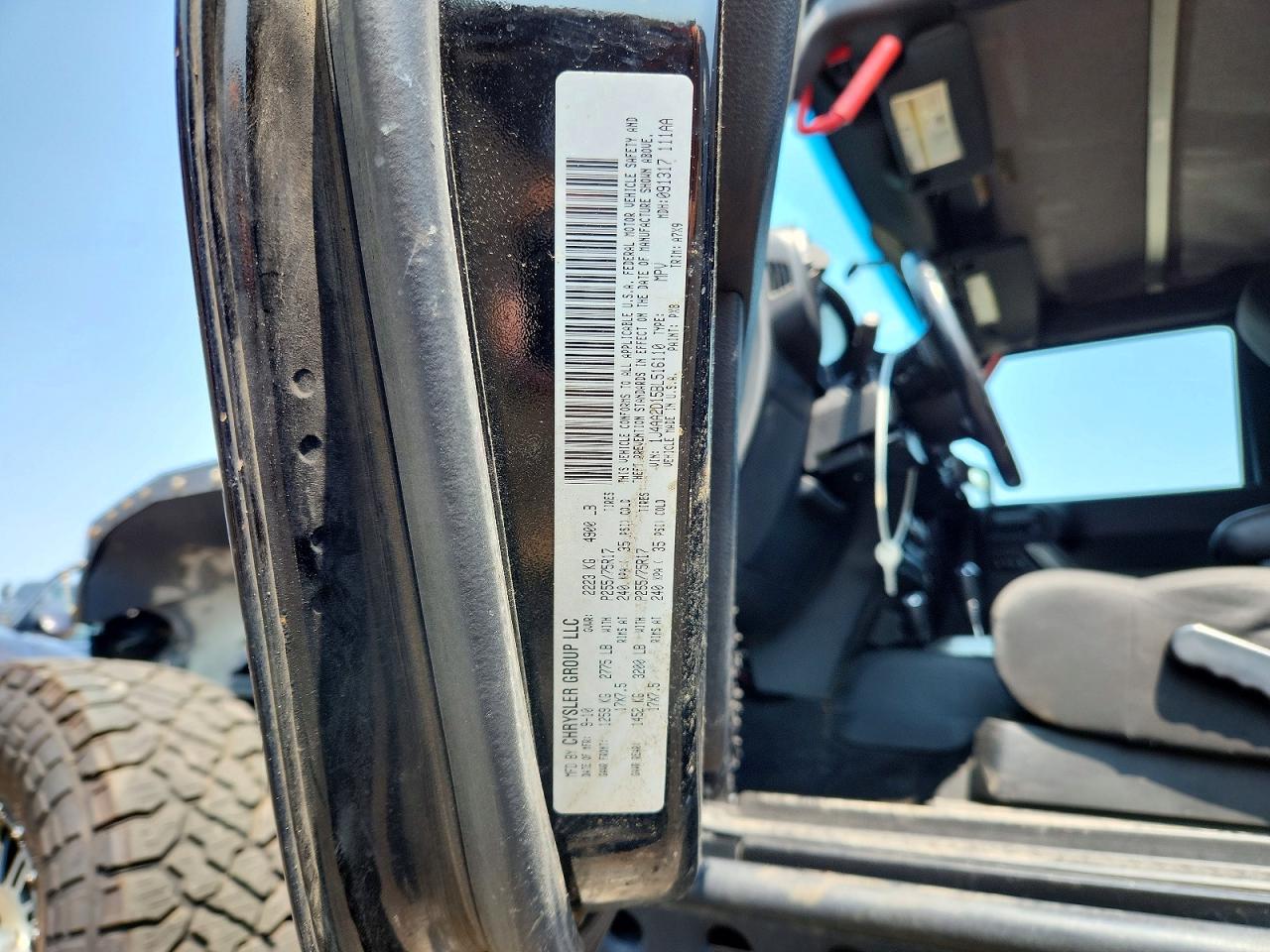 2011 Jeep Wrangler Sport Черный vin: 1J4AA2D15BL516110