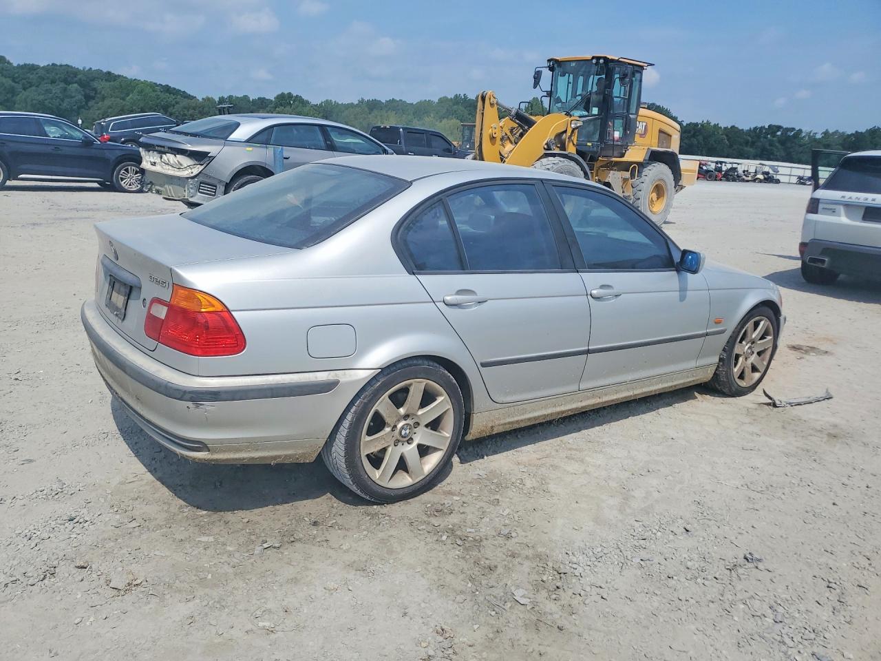2001 Bmw 325 I Silver vin: WBAAV33411FU95908