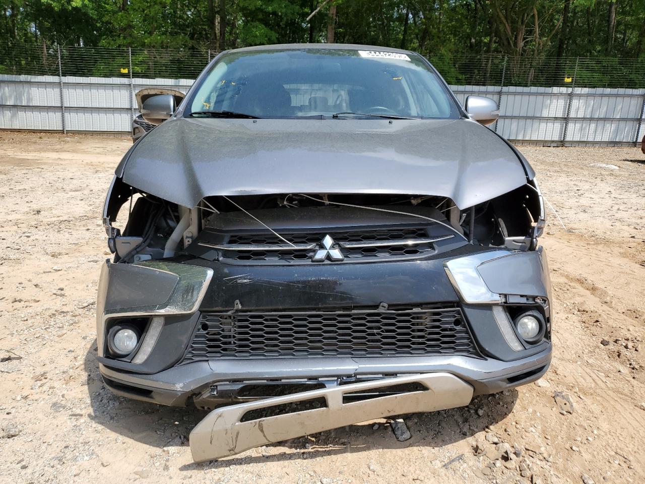 2019 Mitsubishi Outlander Sport Se Gray vin: JA4AP4AU3KU017972 Damage: Hood, Dent(s) W/ Paint Dmg, 3 to 4 inches