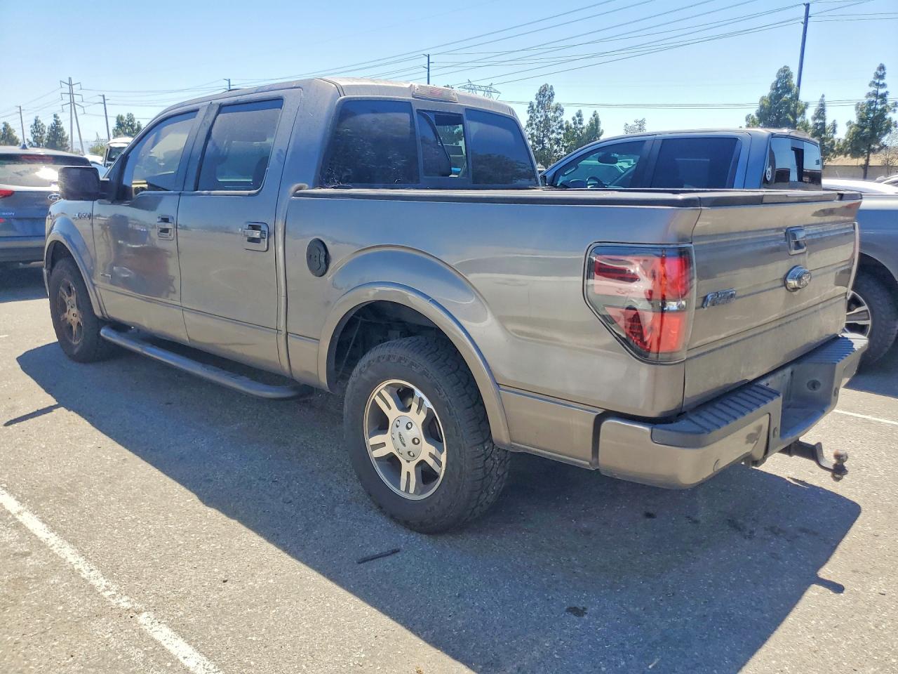 2012 Ford F150 Supercrew Gray vin: 1FTFW1CT8CFC59034