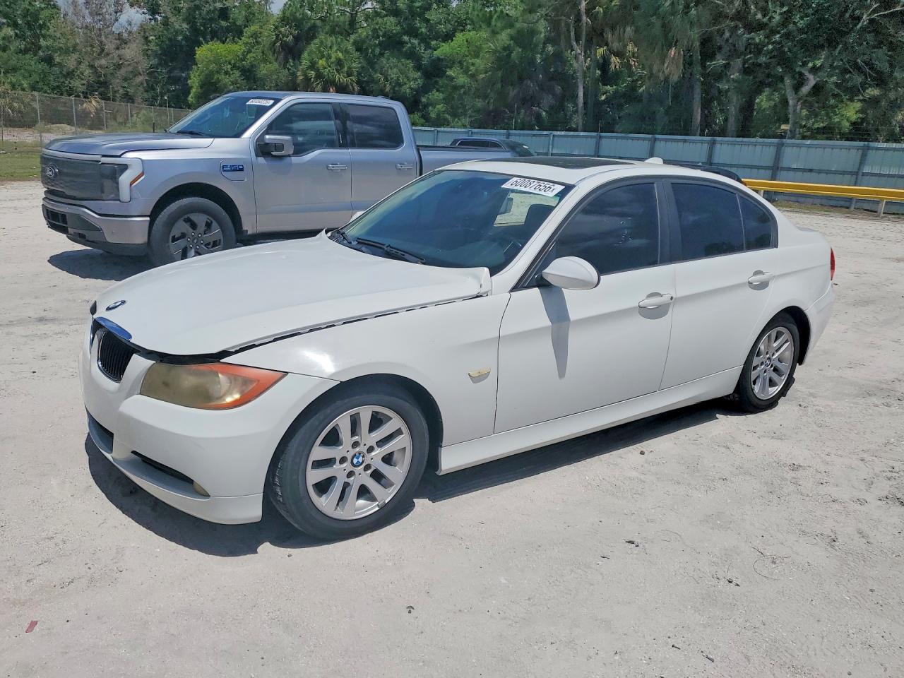 2006 Bmw 325 I White vin: WBAVB13536PT16275