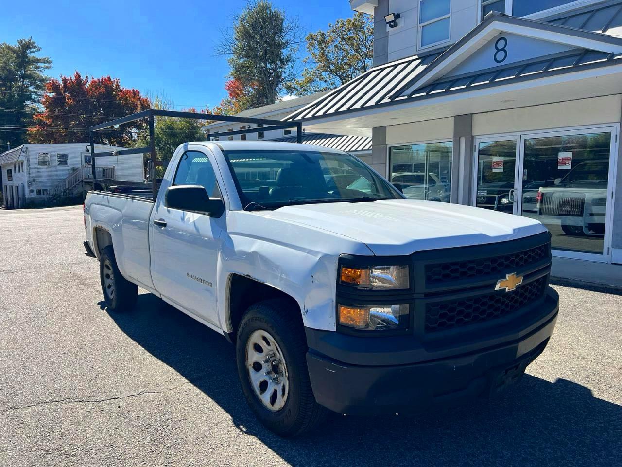 2014 Chevrolet Silverado C1500 White vin: 1GCNCPEH2EZ222255