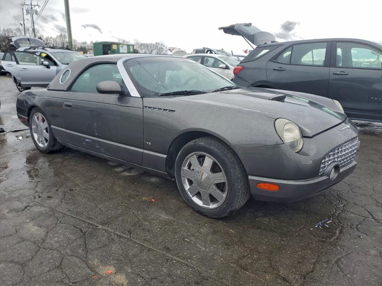 2003 Ford Thunderbird Gray vin: 1FAHP60A03Y101836