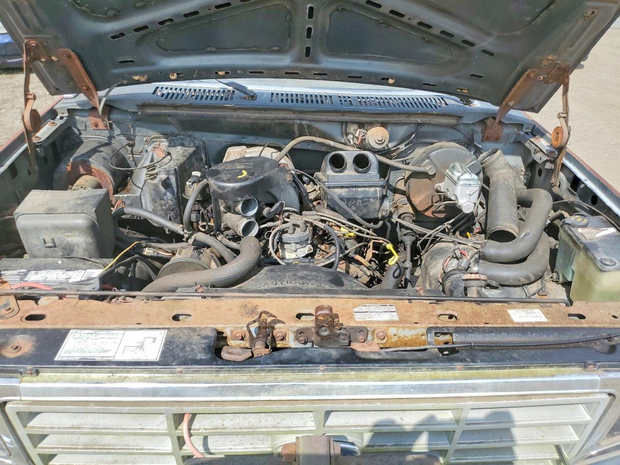 1986 Ford F150 Gray vin: 2FTEF14N9GCB78959