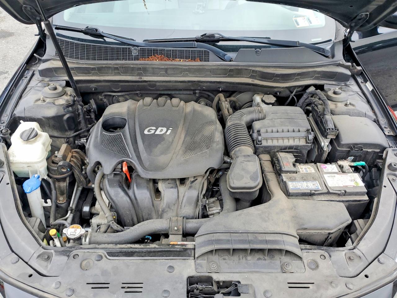 2015 Kia Optima Lx Черный vin: 5XXGM4A77FG482110