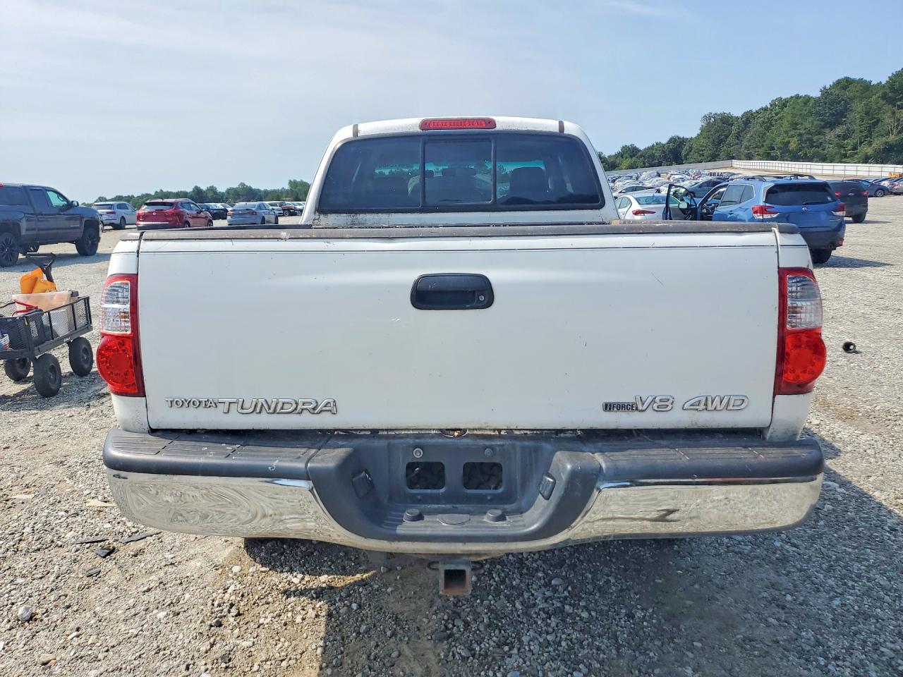 2005 Toyota Tundra Access Cab Sr5 White vin: 5TBBT44175S467889