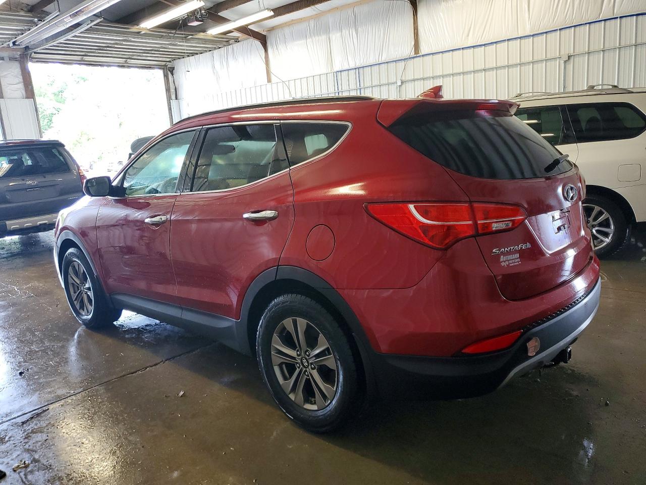 2015 Hyundai Santa Fe Sport 2.4l Red vin: 5XYZUDLB2FG252092
