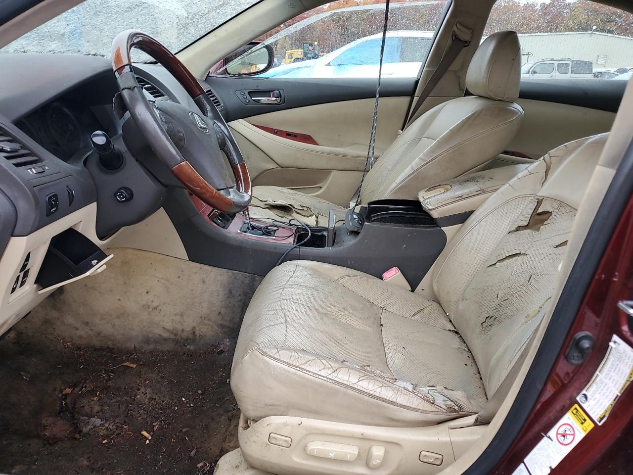 2008 Lexus Es 350 Бордовый vin: JTHBJ46G582182259