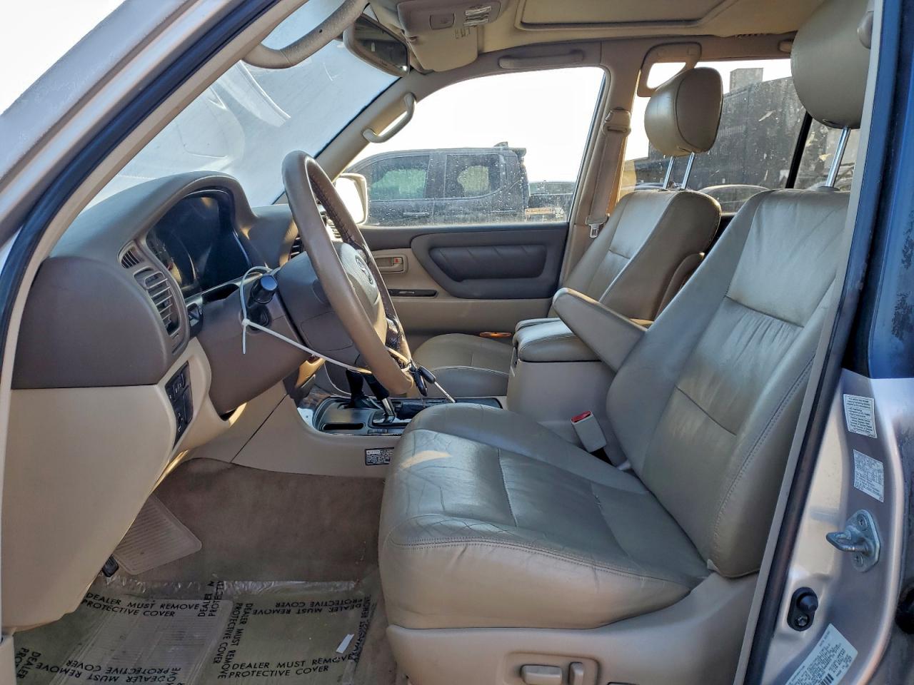 2002 Toyota Land Cruiser Silver vin: JTEHT05J622024480