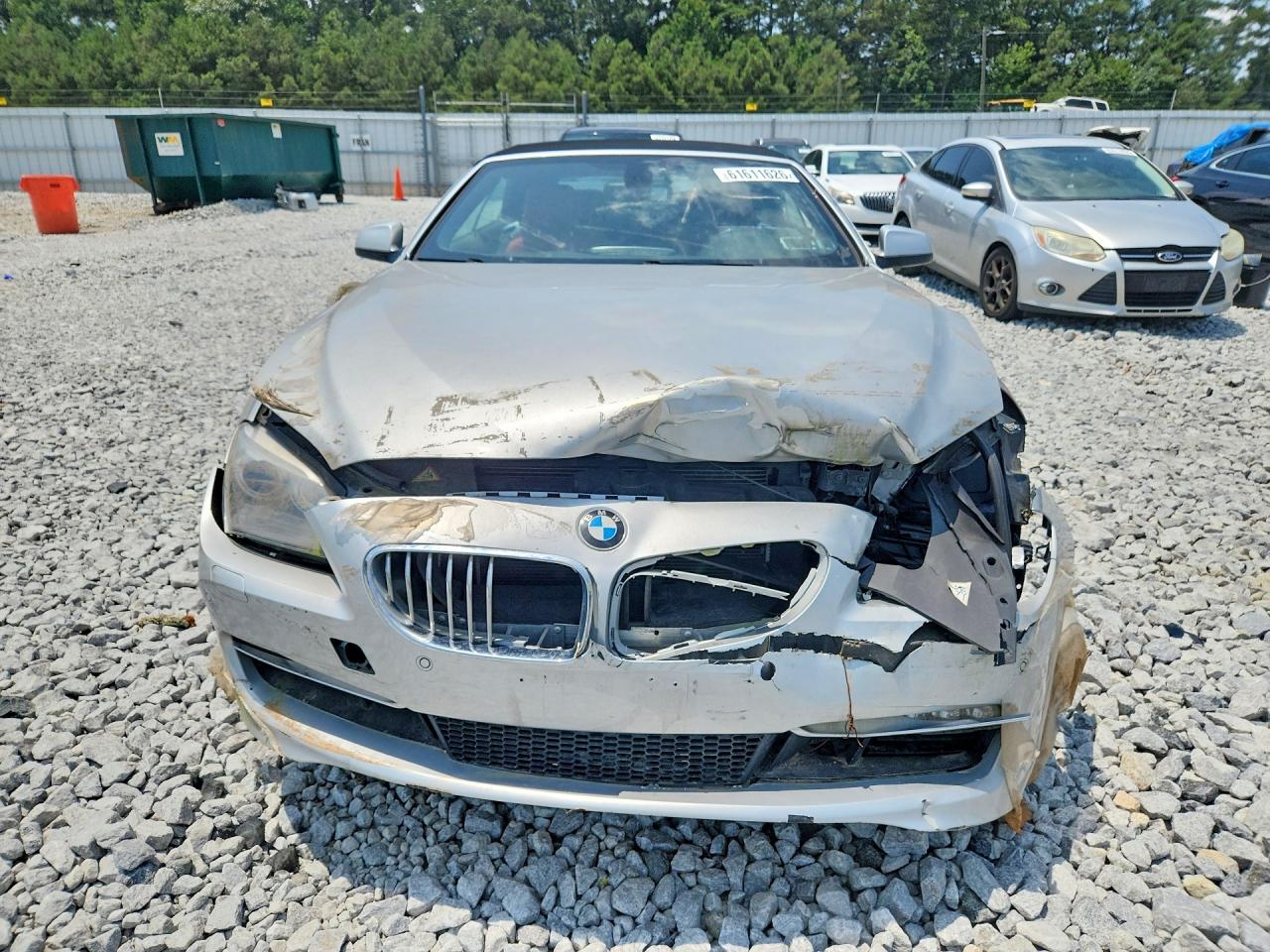 2012 Bmw 650 I Silver vin: WBALZ3C5XCDL71401
