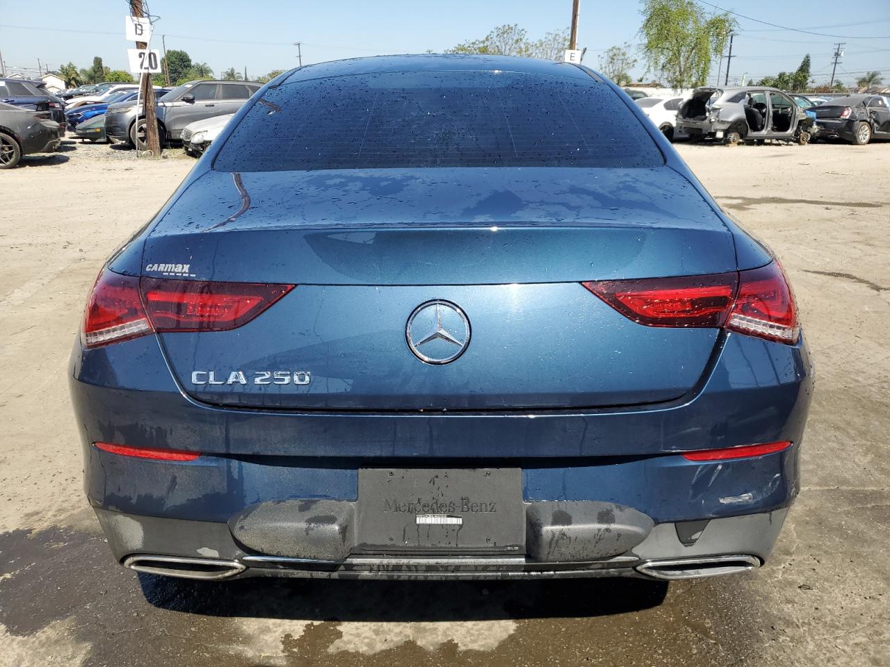 2020 Mercedes-benz Cla 250 Синий vin: WDD5J4GBXLN033800