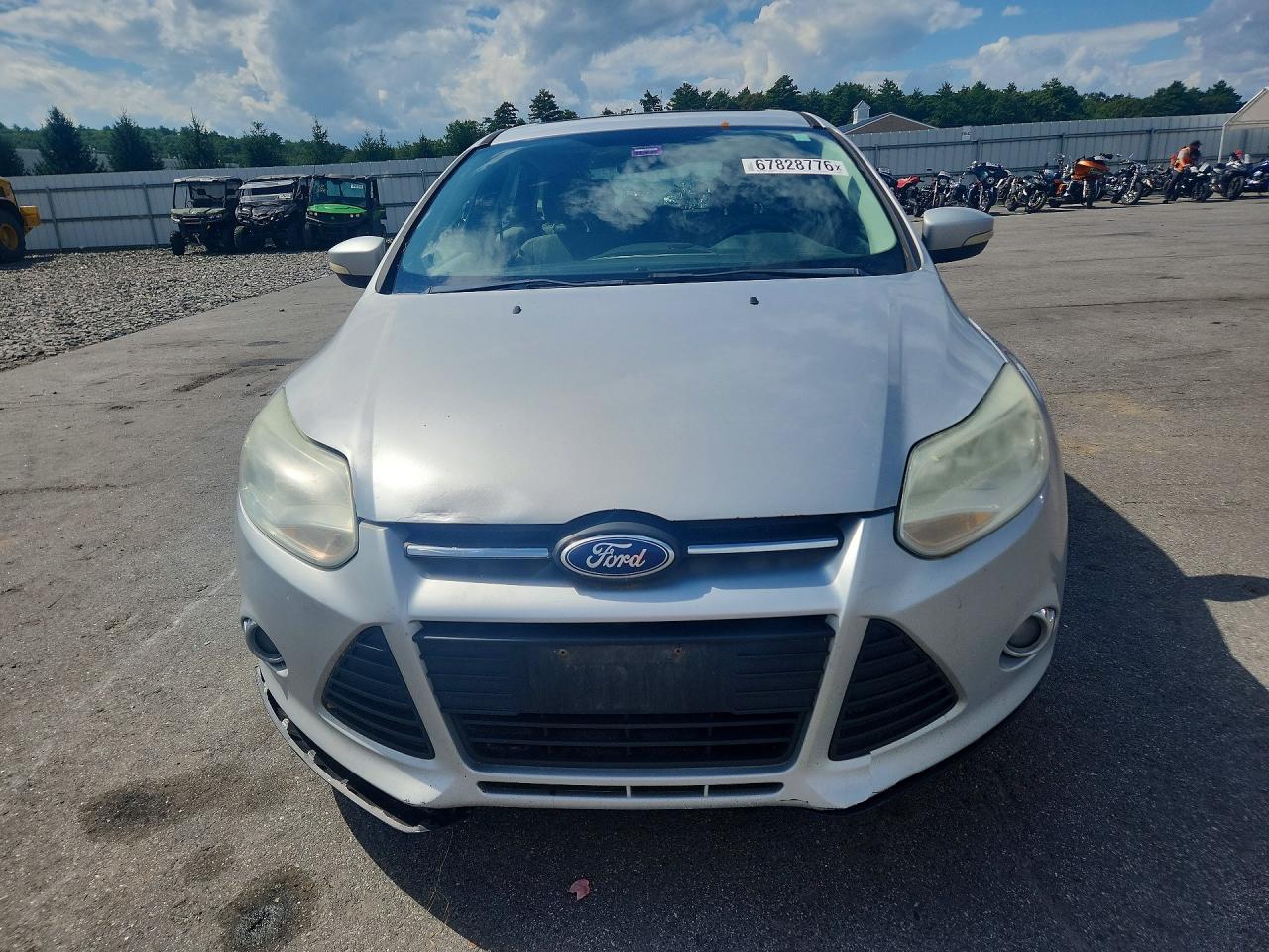 2012 Ford Focus Se Silver vin: 1FAHP3K22CL149324