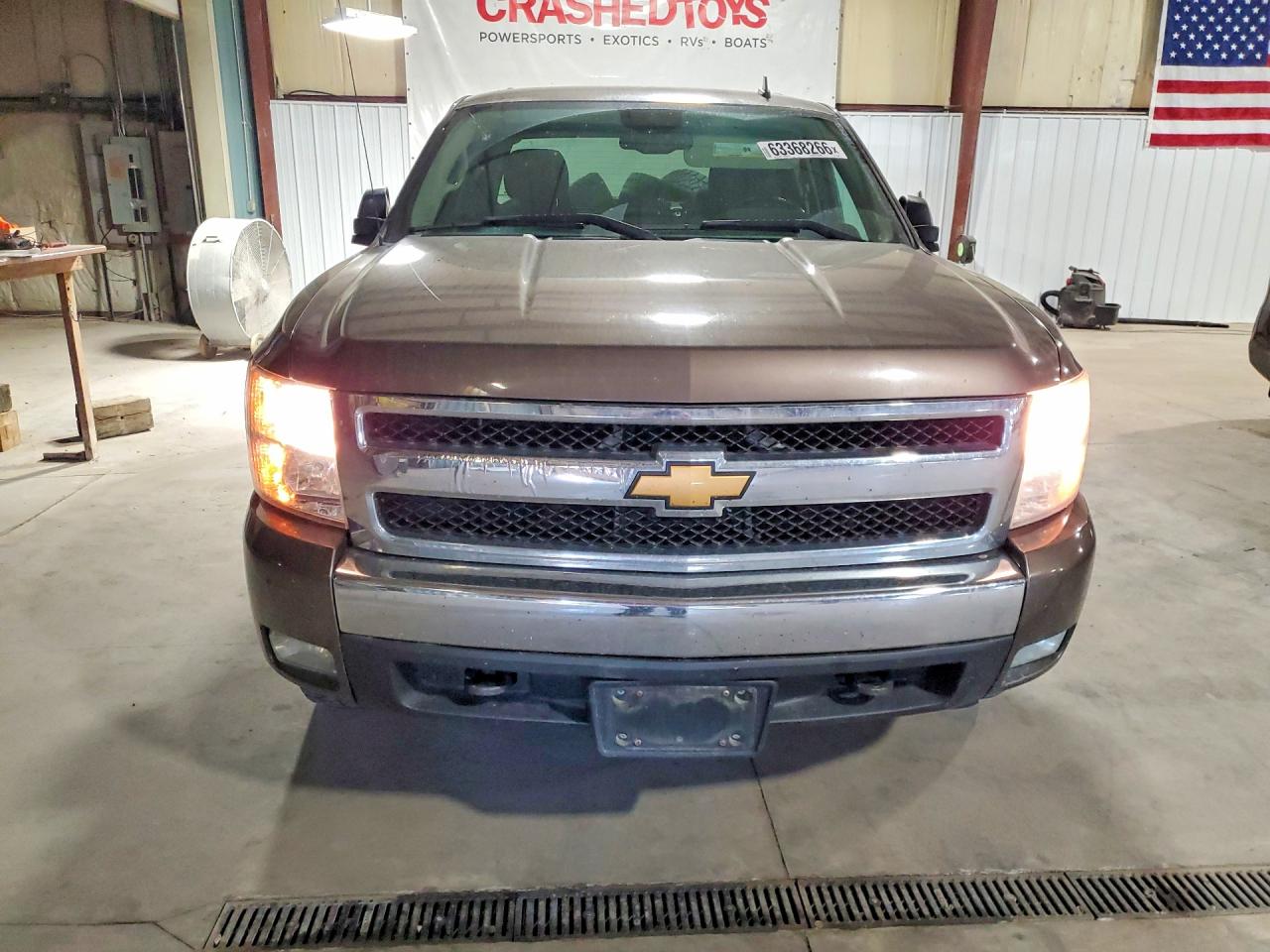 2008 Chevrolet Silverado K1500 Brown vin: 2GCEK133381255530