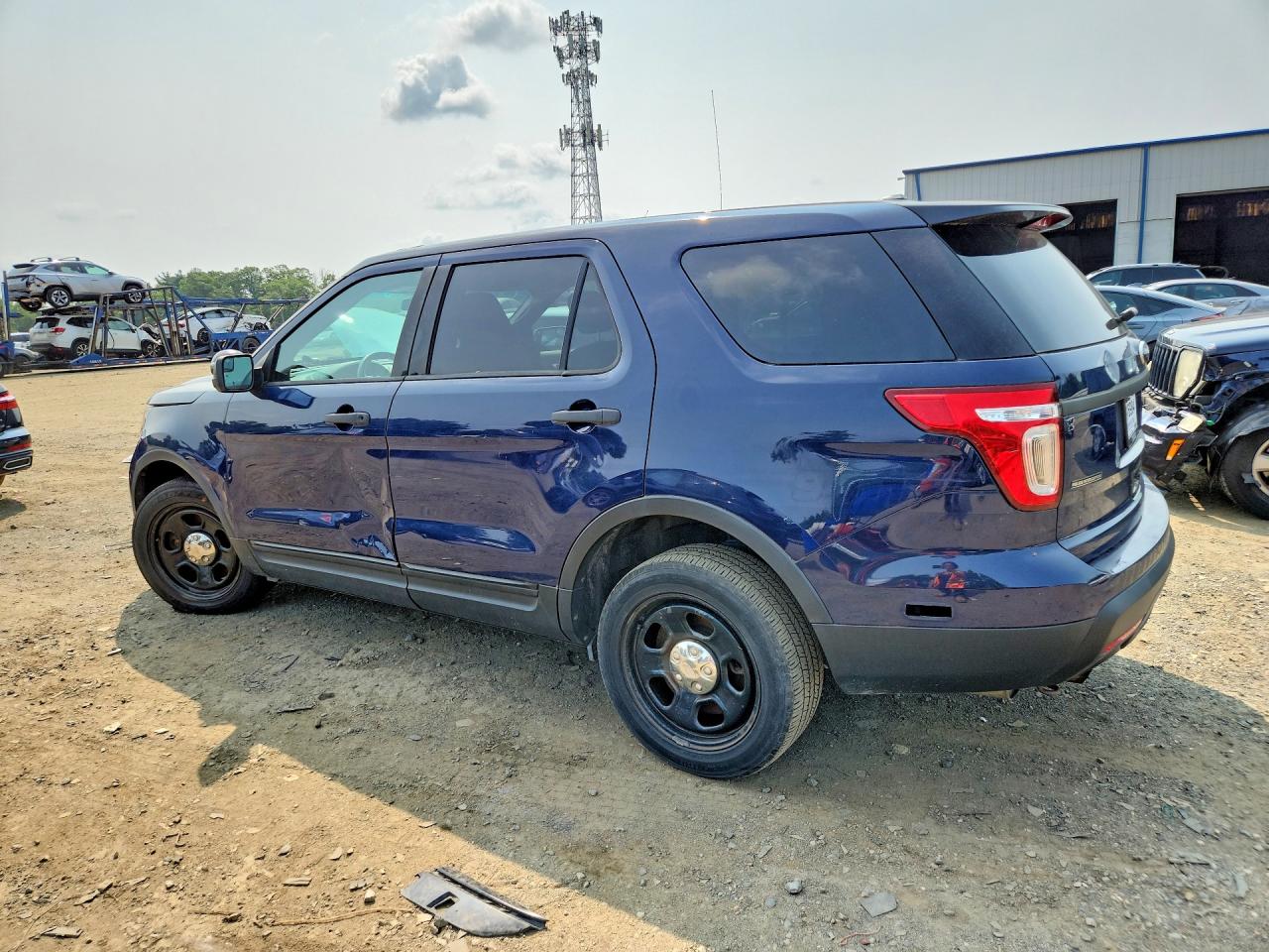 2015 Ford Explorer Police Interceptor Blue vin: 1FM5K8AR8FGC67927