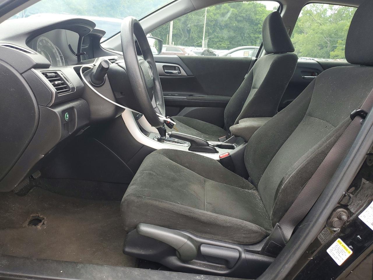 2013 Honda Accord Lx Black vin: 1HGCR2F35DA114125