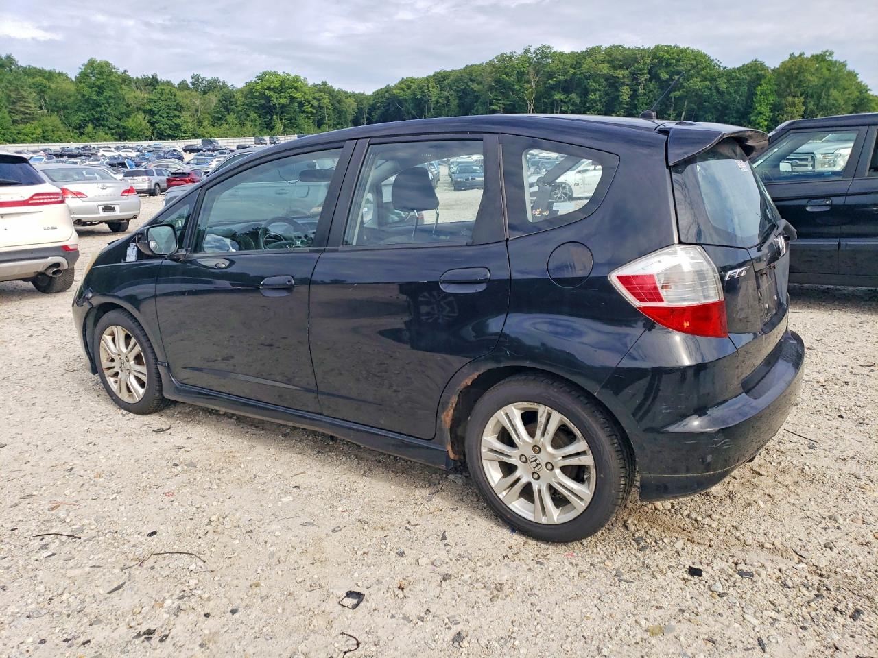 2009 Honda Fit Sport Black vin: JHMGE88439S006977