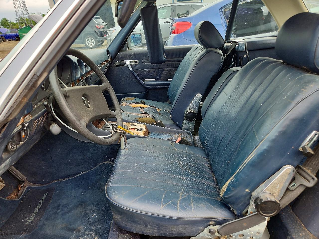 1984 Mercedes-benz 380 Sl Silver vin: WDBBA45A6EA005430