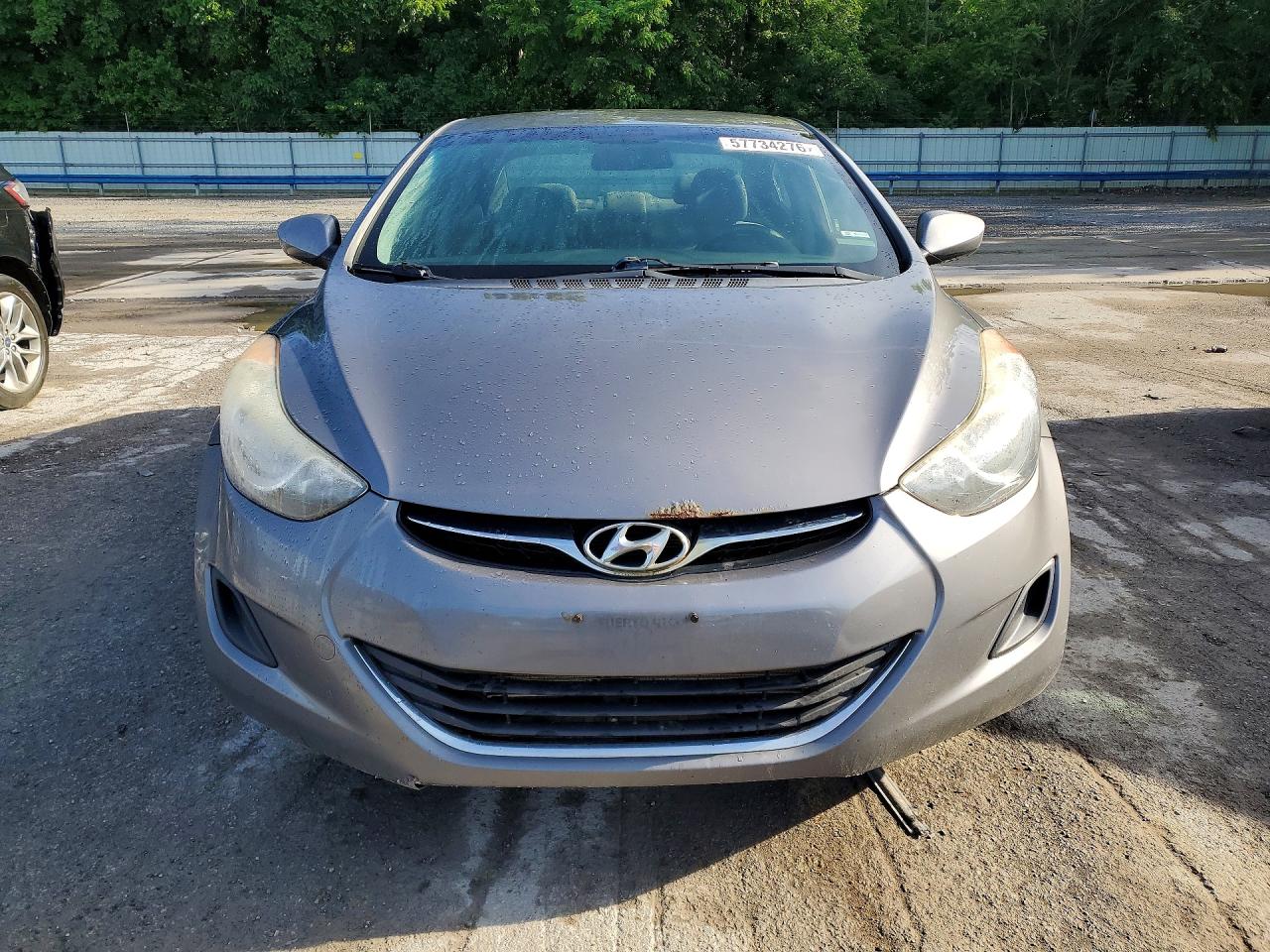2013 Hyundai Elantra Gls Gray vin: 5NPDH4AE2DH416457