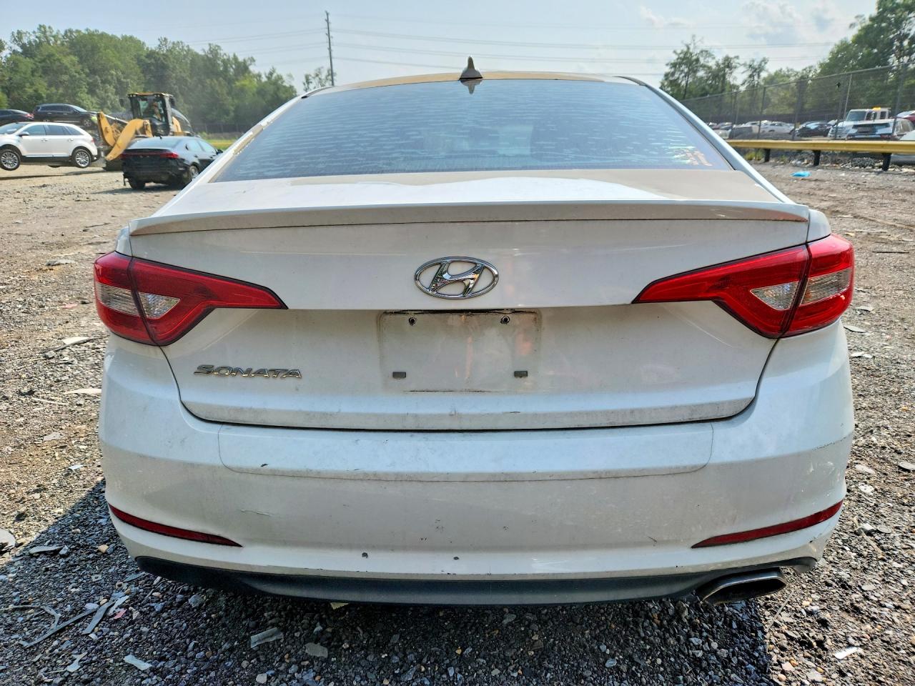 2015 Hyundai Sonata Se White vin: 5NPE24AF7FH205062