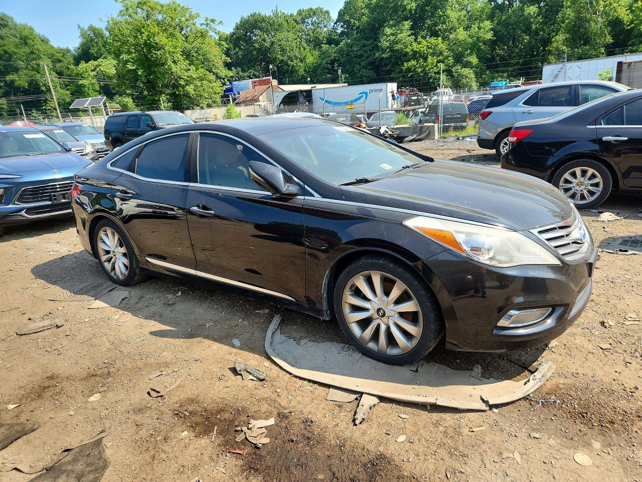 2012 Hyundai Azera Base Black vin: KMHFH4JGXCA158720